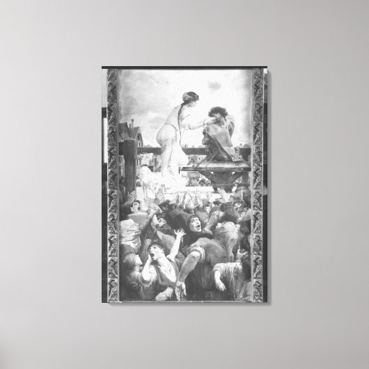 Esmeralda en Quasimodo, 1905 Canvas Afdruk (Voorkant)