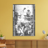 Esmeralda en Quasimodo, 1905 Canvas Afdruk (Insitu (Woonkamer))