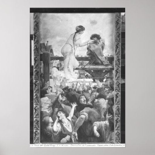 Esmeralda en Quasimodo, 1905 Poster (Voorkant)