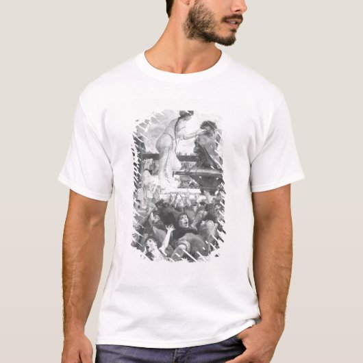 Esmeralda en Quasimodo, 1905 T-shirt (Voorkant)