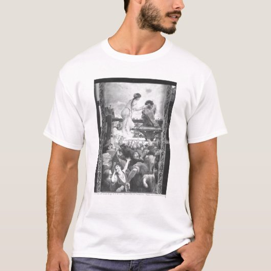 Esmeralda en Quasimodo, 1905 T-shirt (Voorkant)