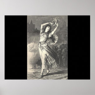 Esmeralda Illustration Poster