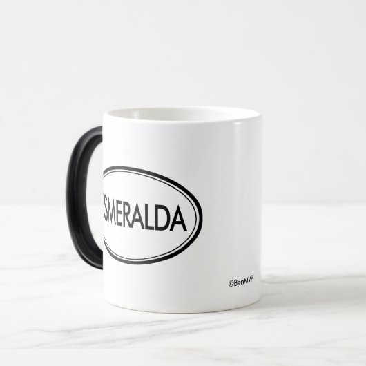 Esmeralda Magische Mok (Voorkant links)