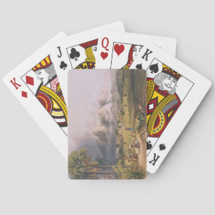 Esmeralda, op de Orinoco, de plaats van een Spaans Pokerkaarten