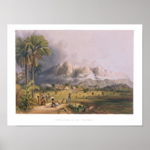 Esmeralda, op de Orinoco, de plaats van een Spaans Poster