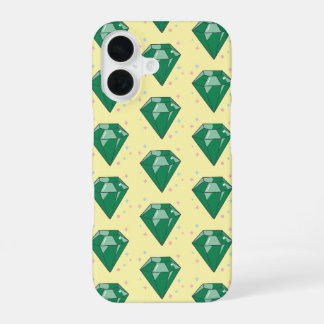 esmeralda verde vector iPhone 16 hoesje