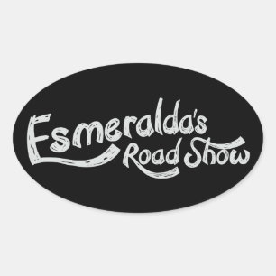 Esmeralda's Roadshow Officiële Ovale Sticker