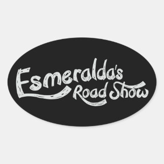 Esmeralda's Roadshow Officiële Ovale Sticker