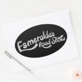 Esmeralda's Roadshow Officiële Ovale Sticker (Envelop)
