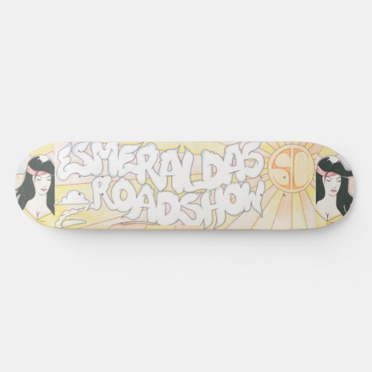 Esmeralda's Roadshow Officiële Skateboard Deck (Horizontaal)