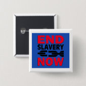 ESN logo Vierkante Button 5,1 Cm (Voorkant /achterkant)