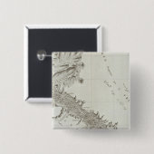 Esne, Egypte Vierkante Button 5,1 Cm (Voorkant /achterkant)