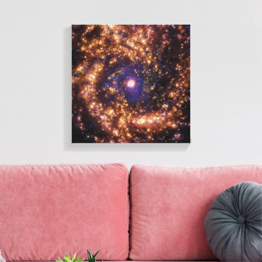ESO Spiral Starburst Galaxy Messier 61 Canvas Afdruk (Insitu (Woonkamer))