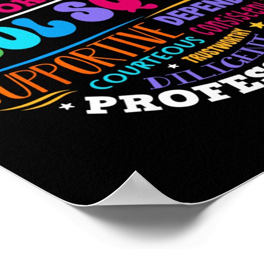 Esol Squad Teachers And Students Team Back To Scho Poster (Hoek)