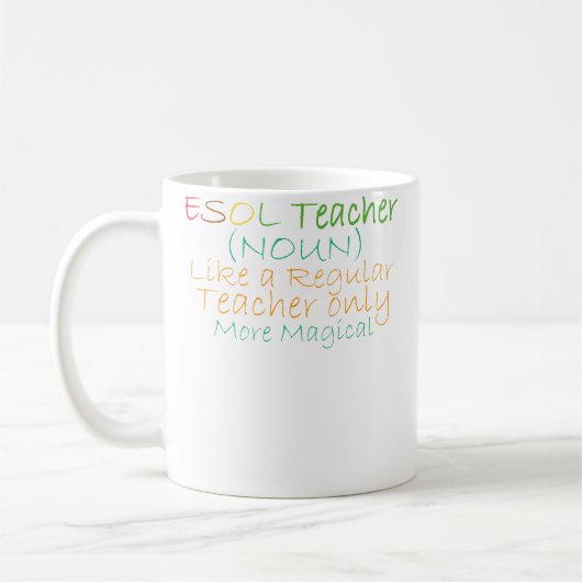Esol Teacher Noun Like A Regular Teacher Only More Koffiemok (Links)