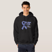 Esophageal Atresia Awareness Ribbon Hoodie (Voorkant volledig)