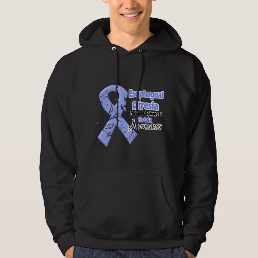 Esophageal Atresia Awareness Ribbon Hoodie (Voorkant)