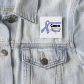 Esophageal Cancer Awareness Maand Vierkante Button 5,1 Cm (In situ)