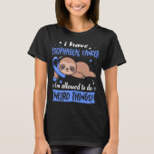 Esophageal Cancer Awareness Month Ribbon Gifts T-shirt (Voorkant)