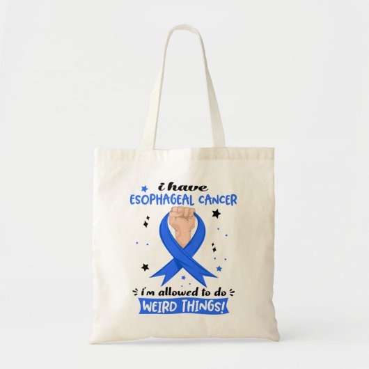 Esophageal Cancer Awareness Month Ribbon Gifts Tote Bag (Voorkant)
