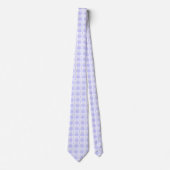 Esophageal Cancer Awareness Plaid Periwinkle Stropdas (Voorkant)