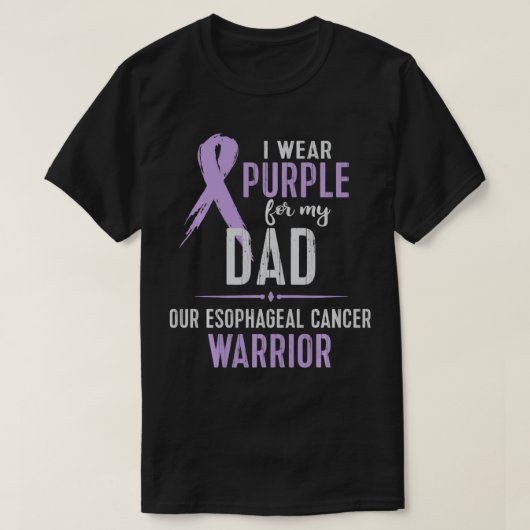 Esophageal Cancer Awareness Support My Dad T T-shirt (Design voorkant)