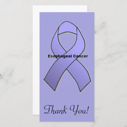 Esophageal Cancer Bedankkaart (Voorkant / Achterkant)
