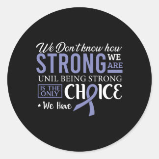 Esophageal Cancer Fight Cancer Ronde Sticker