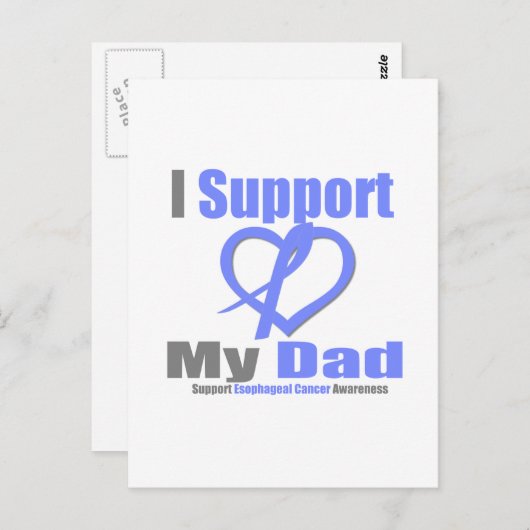 Esophageal Cancer I Support Dad Briefkaart (Voorkant / Achterkant)