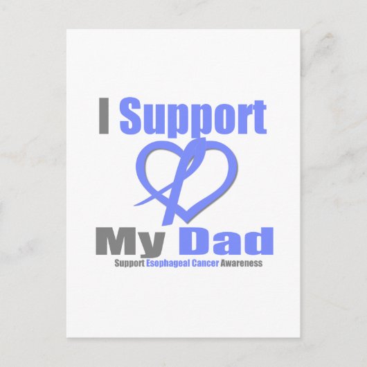 Esophageal Cancer I Support Dad Briefkaart (Voorkant)