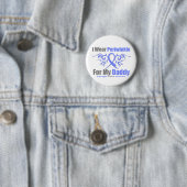 Esophageal Cancer Periwinkle Ribbon Dad Ronde Button 5,7 Cm (In situ)