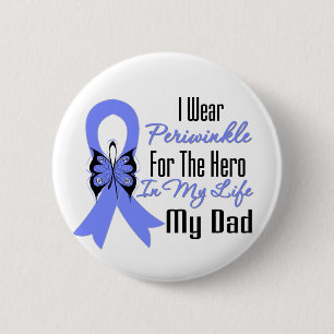 Esophageal Cancer Ribbon Hero Mijn vader Ronde Button 5,7 Cm