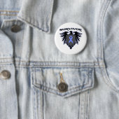 Esophageal Cancer Survivor Crest Ronde Button 5,7 Cm (In situ)
