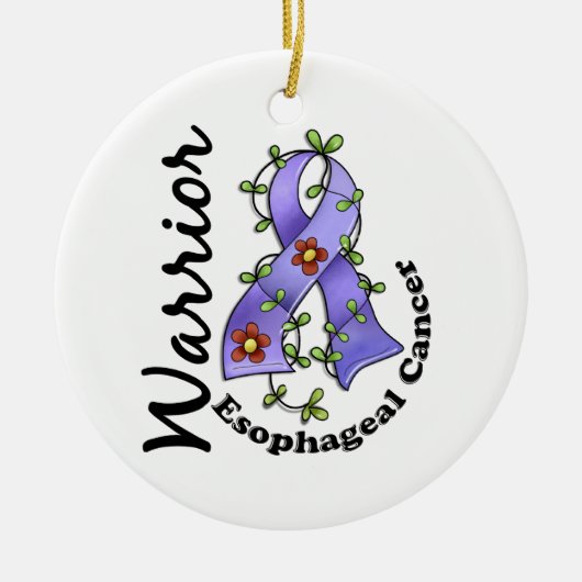 Esophageal Cancer Warrior 15 Keramisch Ornament (Voorkant)