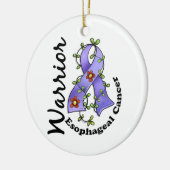 Esophageal Cancer Warrior 15 Keramisch Ornament (Links)