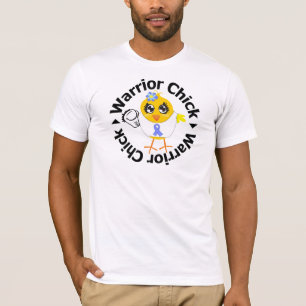 Esophageal Cancer Warrior Chick T-shirt