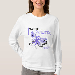 Esophageale kanker Ik DRAAG PERIWINKEL VOOR MIJN Z T-shirt
