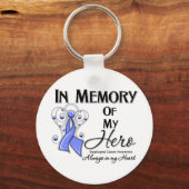 Esophageale kanker ter nagedachtenis van mijn Hero Sleutelhanger (Voorkant)