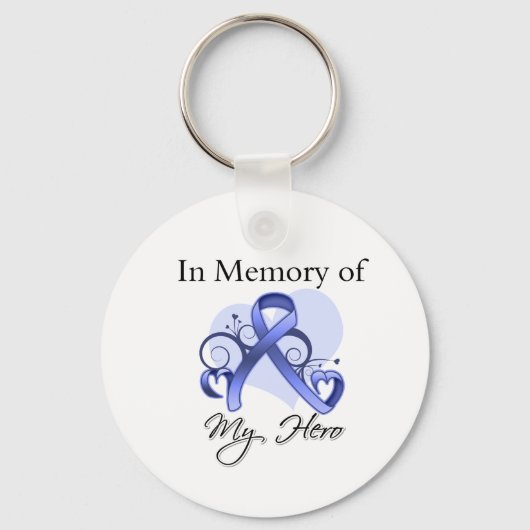 Esophageale kanker ter nagedachtenis van mijn Hero Sleutelhanger (Voorkant)