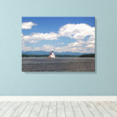 Esopus Lighthouse Canvas Afdruk (Insitu (Houten vloer))