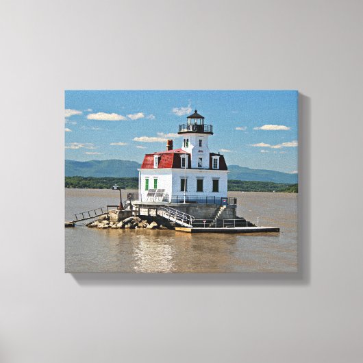 Esopus Meadows Lighthouse, New York Canvas Print (Voorkant)