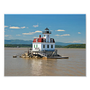 Esopus Meadows Lighthouse, New York Foto Afdruk