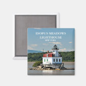 Esopus Meadows Lighthouse, New York Magnet (Voorkant / Achterkant)