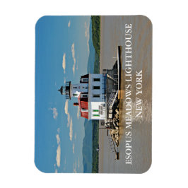 Esopus Meadows Lighthouse, New York Photo Magnet Magneet