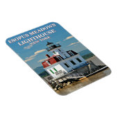 Esopus Meadows Lighthouse, New York Photo Magnet Magneet (Rechterzijde)