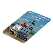 Esopus Meadows Lighthouse, New York Photo Magnet Magneet (Linkerzijde)
