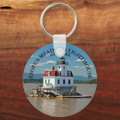 Esopus Meadows Lighthouse, New York Sleutelhanger (Voorkant)
