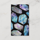 Esoteric Crystal Black Blue en Gold Visitekaartje (Achterkant)