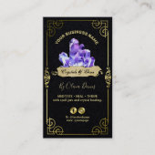 Esoteric Crystal Black Paars en Gold Visitekaartje (Voorkant)