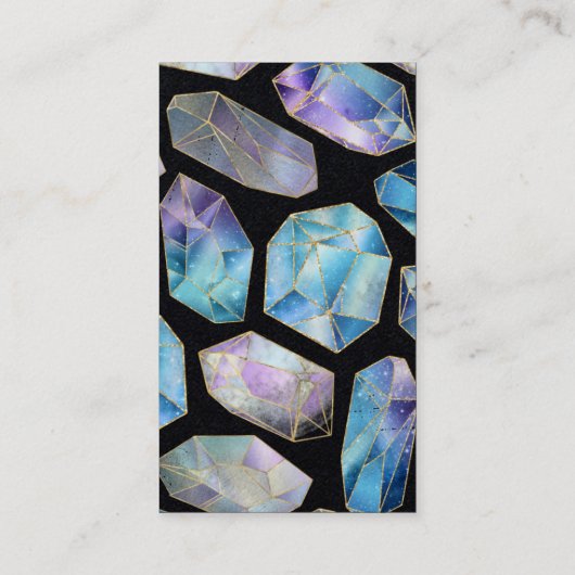 Esoteric Crystal Black Paars en Gold Visitekaartje (Achterkant)